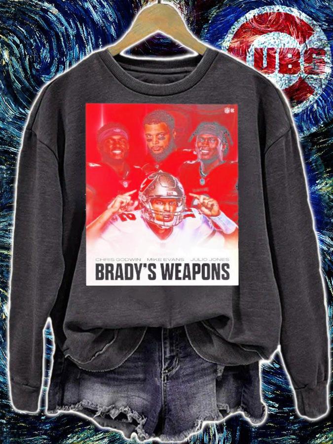 NFL Tampa Bay Buccaneers Bradys Weapons 2022 Shirt t-shirt sweatshirt
