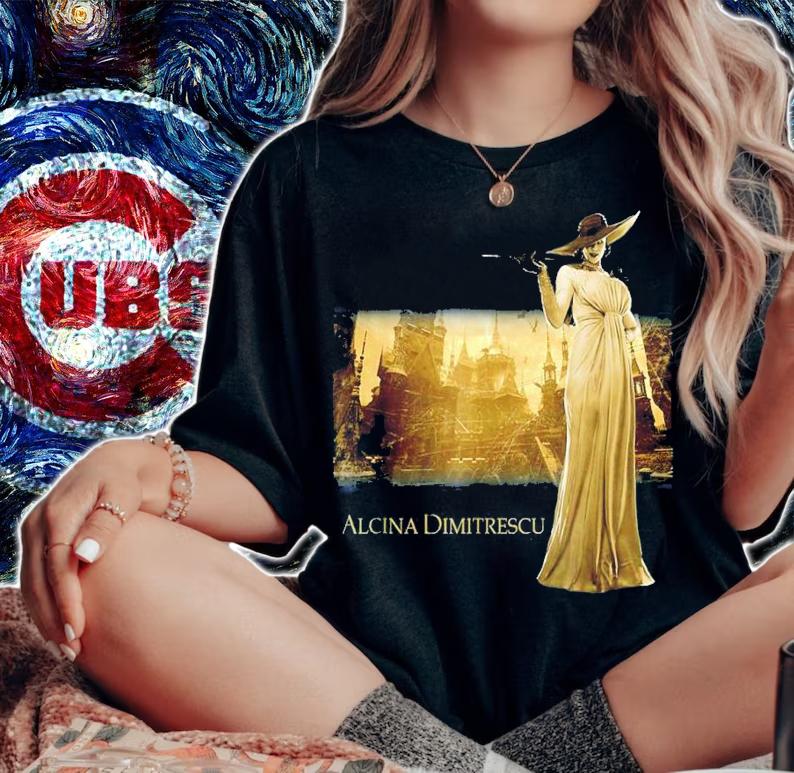 Resident Evil Village Gold Edition Dimitrescu shirt t-shirt