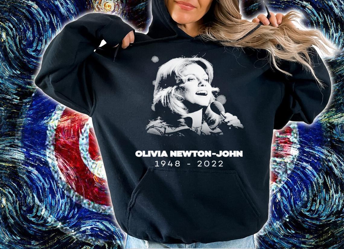 RIP The Legend Olivia Newton John 1948-2022 T-Shirt t-shirt
