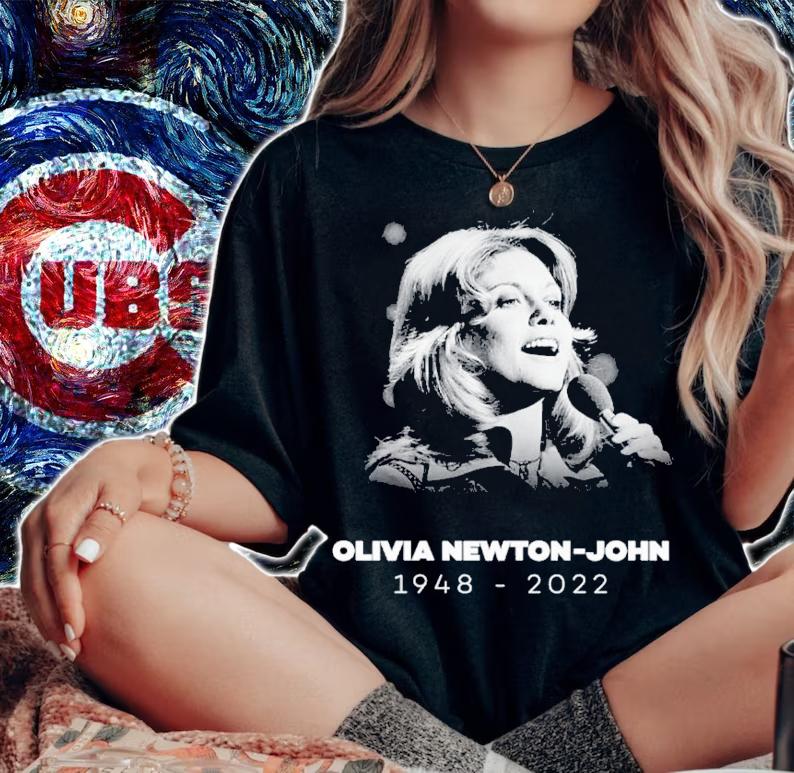 RIP The Legend Olivia Newton John 1948-2022 T-Shirt t-shirt
