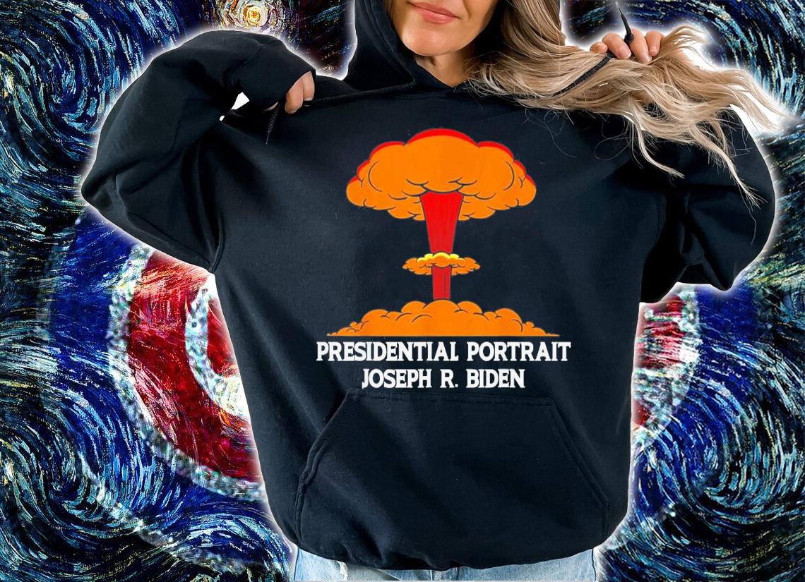 Biden Boom Presidential Portrait Of Joe Biden T-Shirt t-shirt hoodie
