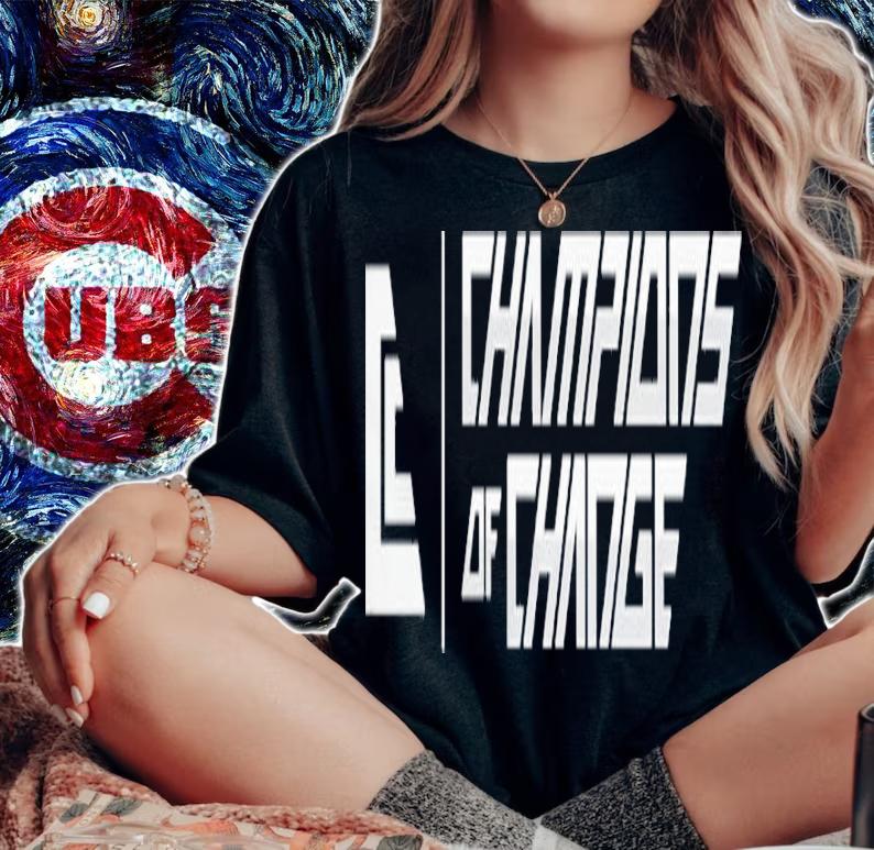 Champions Of Change Volunteer Shirt t-shirt woman shirt
