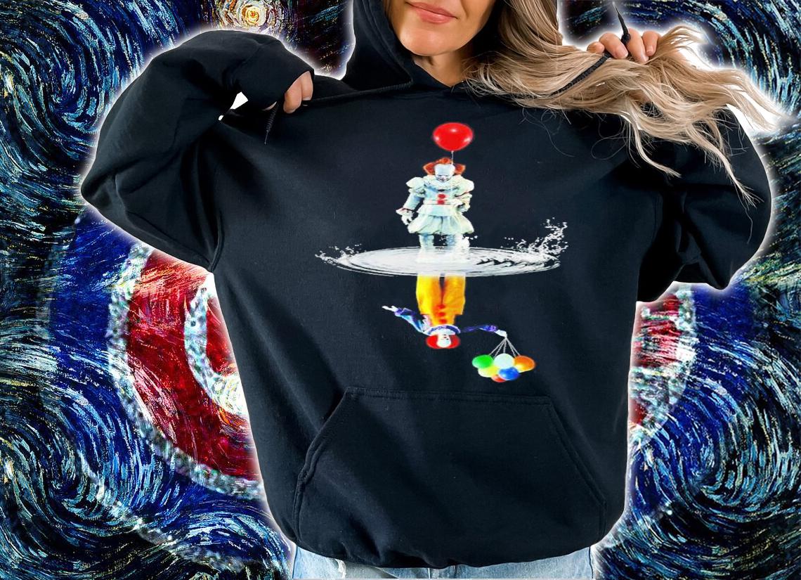 IT Pennywise water reflection mirror shirt t-shirt