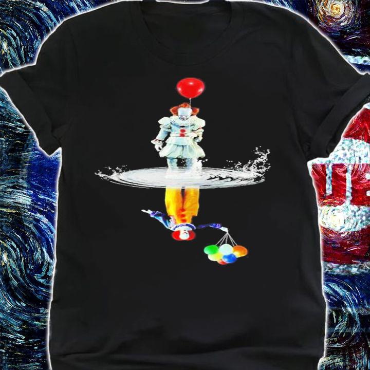 IT Pennywise water reflection mirror shirt t-shirt