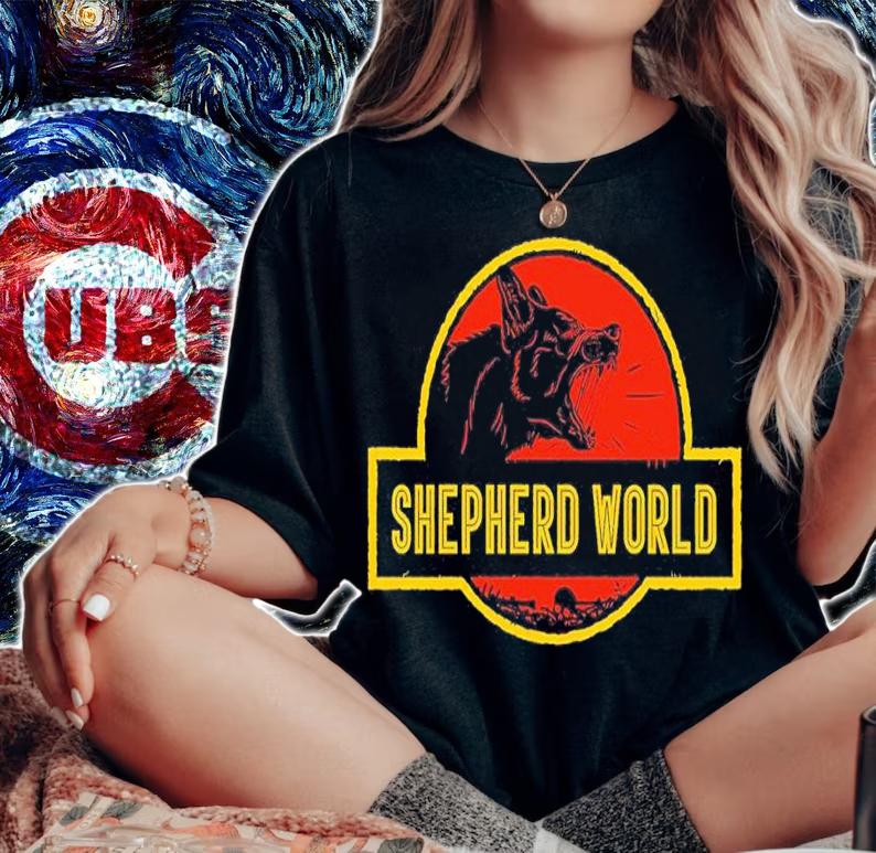 Shepherd world shirt t-shirt woman shirt