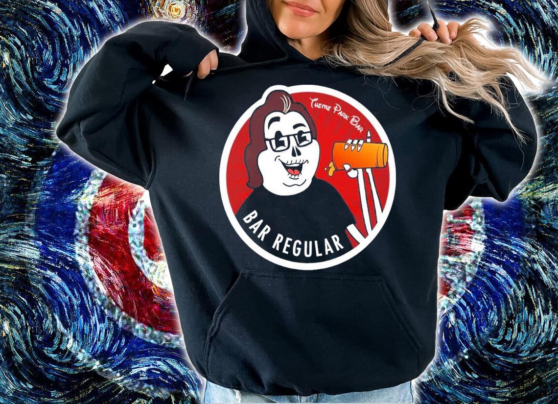 Theme Park Bar Spooky Park Bar- Red shirt t-shirt