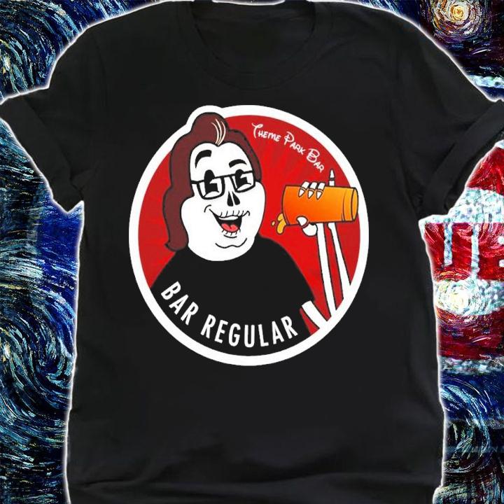 Theme Park Bar Spooky Park Bar- Red shirt t-shirt