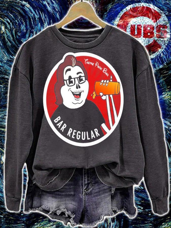 Theme Park Bar Spooky Park Bar- Red shirt t-shirt