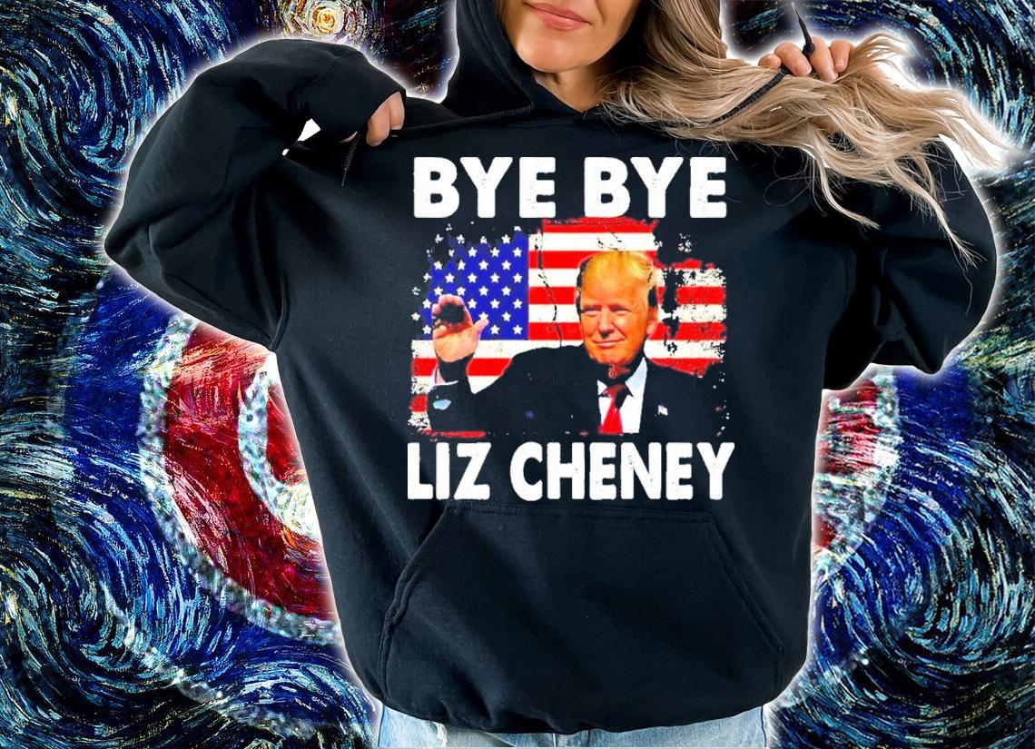 Trump Bye Bye Liz Cheney US Vintage Flag Shirt t-shirt