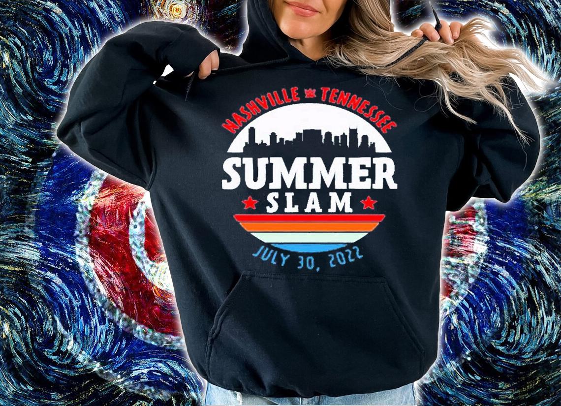 WWE SummerSlam 2022 Skyline shirt t-shirt hoodie