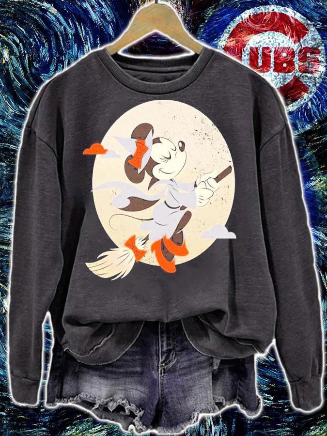Disney Halloween Minnie Mouse Flying Witch Shirt t-shirt
