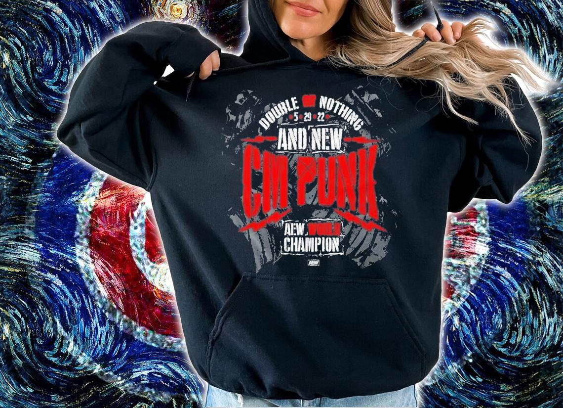 Double Or Nothing And New CM Punk T-Shirt t-shirt hoodie