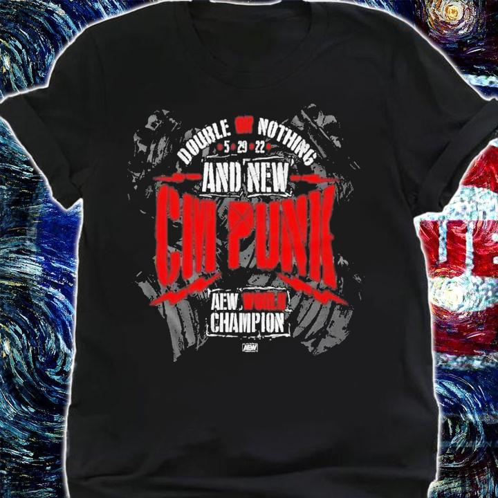 Double Or Nothing And New CM Punk T-Shirt t-shirt shirt