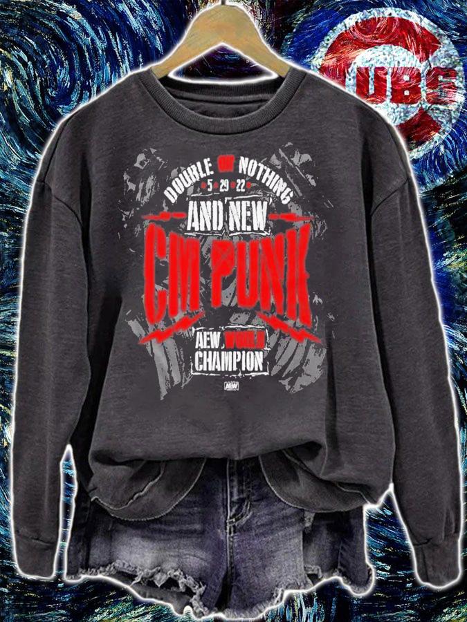 Double Or Nothing And New CM Punk T-Shirt t-shirt sweatshirt