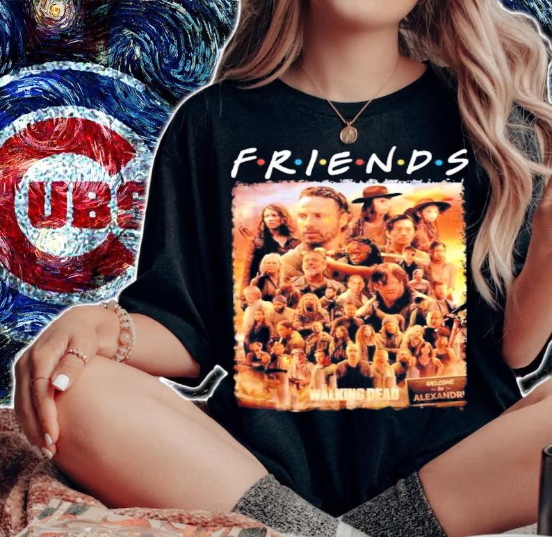 Friends The Walking Dead Welcome To Alexander Shirt t-shirt