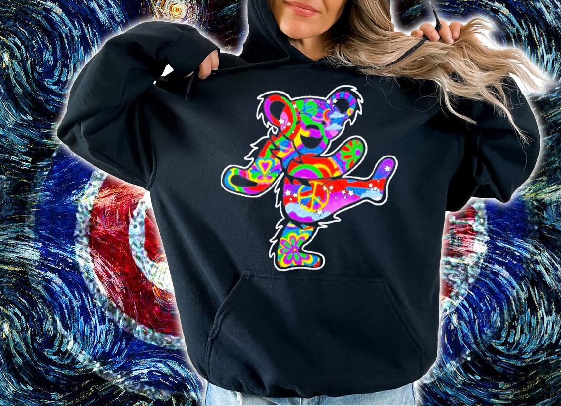 Grateful Dead Band Bear Dancing T-Shirt t-shirt