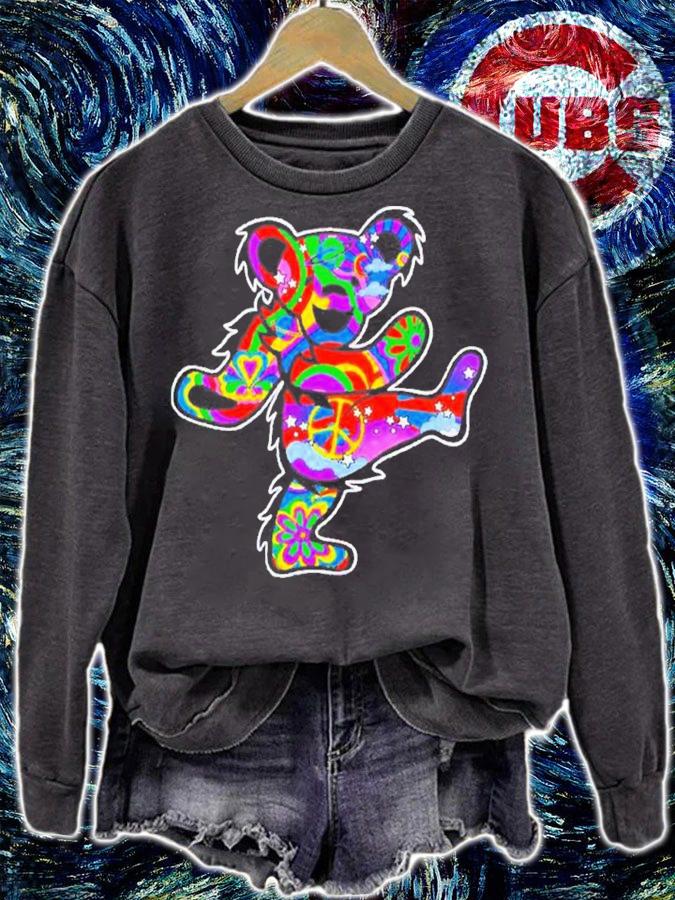 Grateful Dead Band Bear Dancing T-Shirt t-shirt