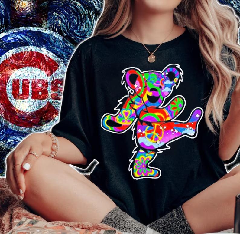 Grateful Dead Band Bear Dancing T-Shirt t-shirt