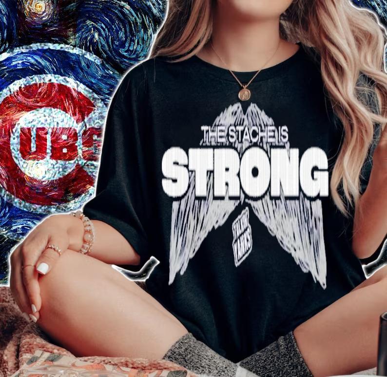 Jomboy Media The Stache Is Strong Talkin' Yanks T-Shirt t-shirt woman shirt