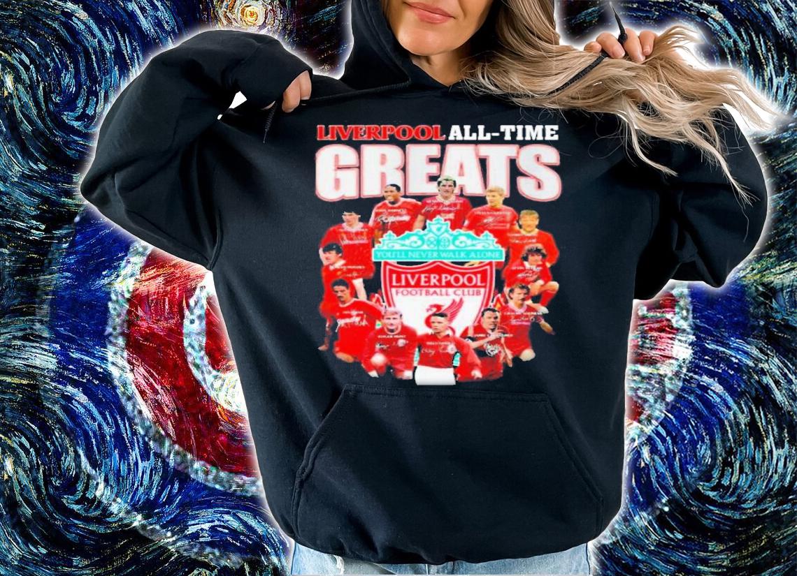 Liverpool All-time Greats You'll Never Walk Alone 2021-2022 Signatures Shirt t-shirt