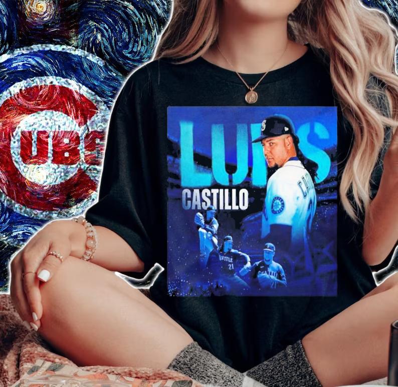 Luis Castillo 21 In Seattle Mariners T-Shirt t-shirt
