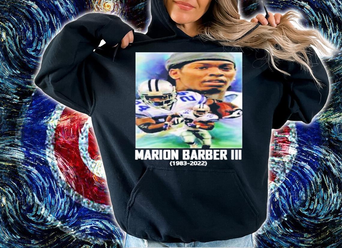 Marion Barber III RIP 1983-2022 Thank You For The Memories T-Shirt t-shirt