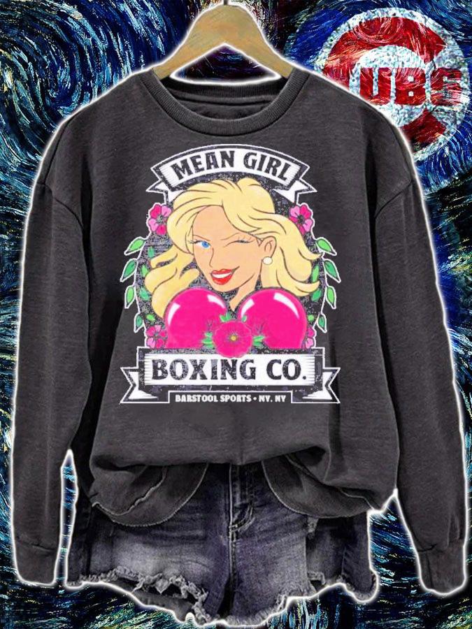 Mean Girl Boxing Co Barstool Sports Shirt t-shirt
