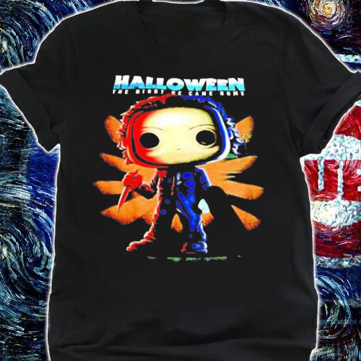 Michael Myers Cartoon Halloween The Night He Came Home Shirt t-shirt
