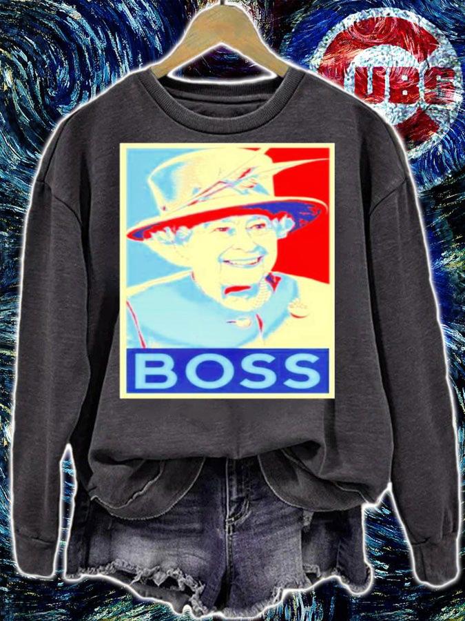 Platinum Jubilee Boss Queen Elizabeth II Shirt t-shirt