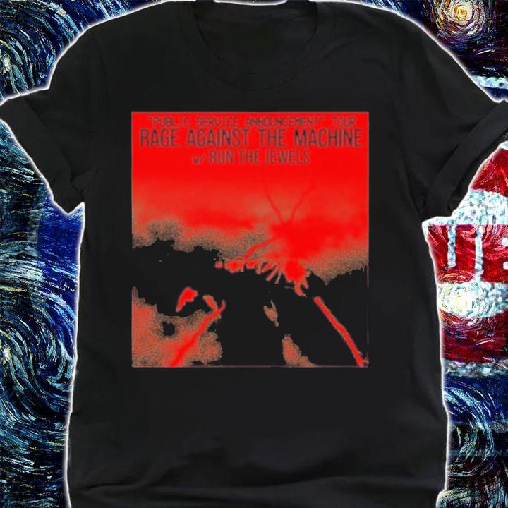 Public Service Announcement Rage Against The Machine Tour 2022 T-Shirt t-shirt