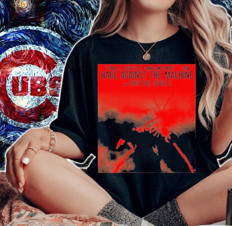 Public Service Announcement Rage Against The Machine Tour 2022 T-Shirt t-shirt
