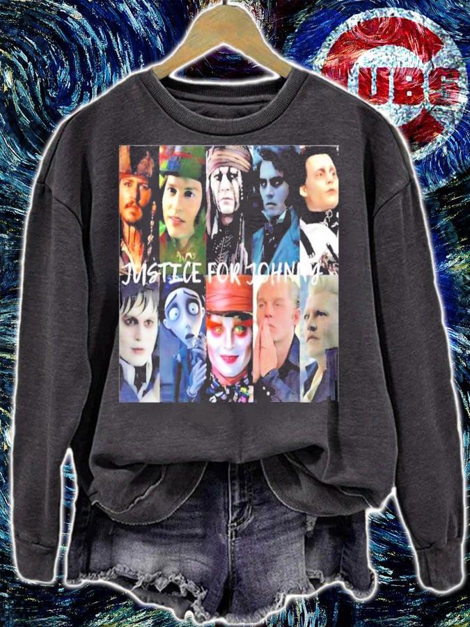 Official Justice For Johnny Depp Characters Shirt t-shirt sweatshirt
