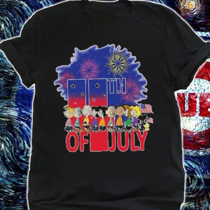 Snoopy And Friends Happy 4th Of July 2022 T-Shirt t-shirt shirt