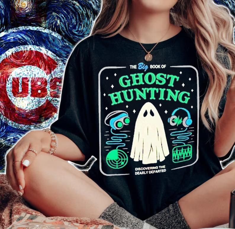 The Big Book of Ghost Hunting Halloween shirt t-shirt woman shirt