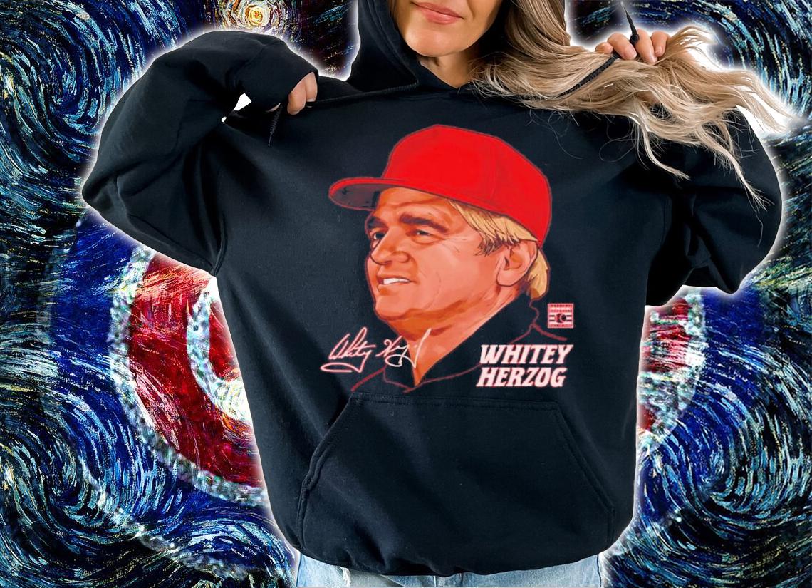 Whitey Herzog St. Louis Profile Baseball Shirt t-shirt hoodie