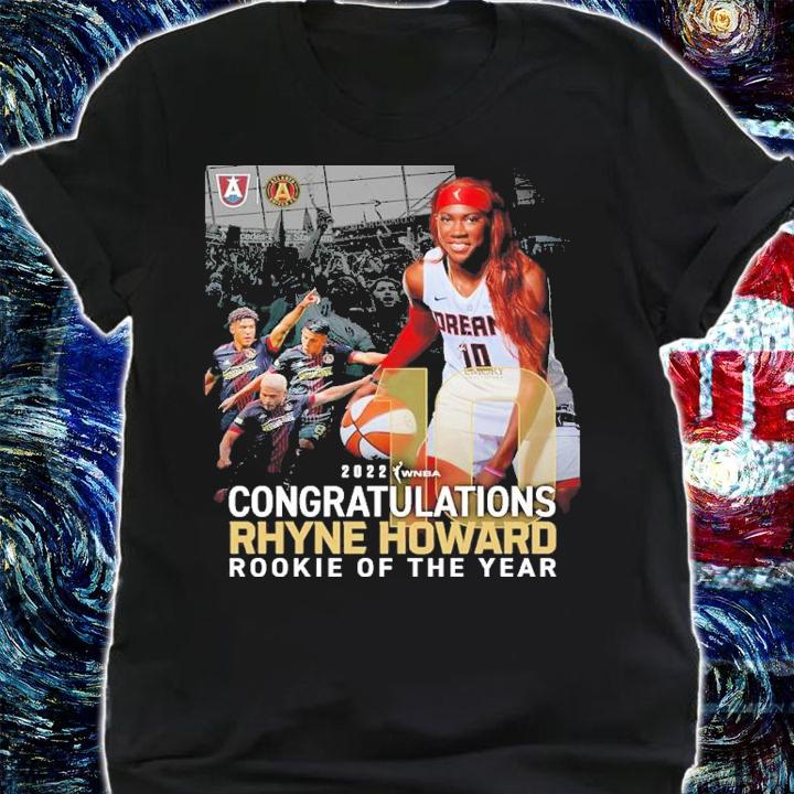 WNBA Congratulation Rhyne Howard Rookie Of The Year 2022 Shirt t-shirt
