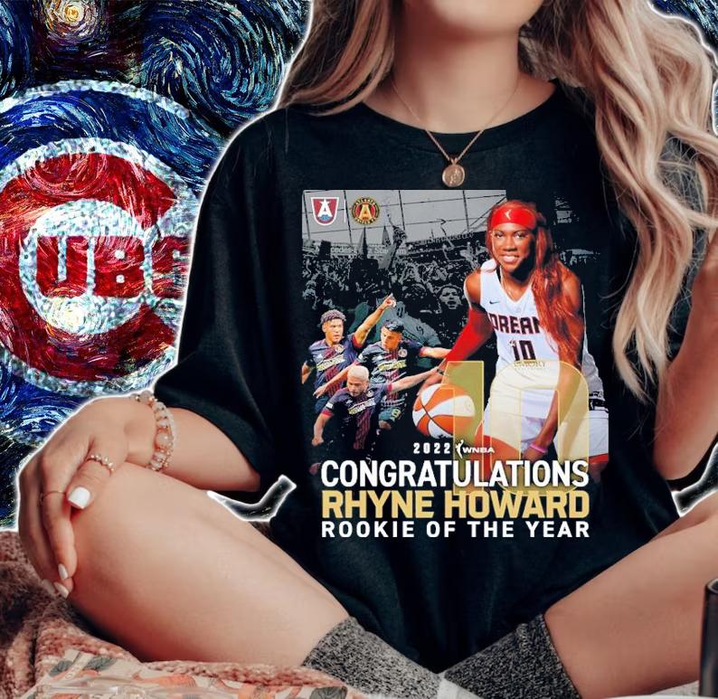 WNBA Congratulation Rhyne Howard Rookie Of The Year 2022 Shirt t-shirt