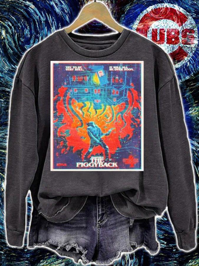 Stranger Things Try To Be Very Still It Will All Be Over Soon Chapter 9 The Piggyback Shirt t-shirt sweatshirt