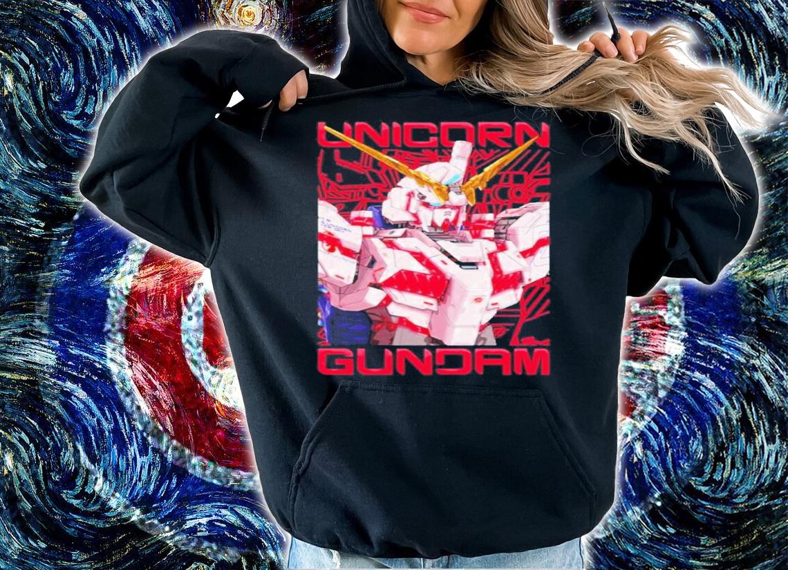 Unicorn Gundam Destroy Mode Bust Shirt t-shirt hoodie