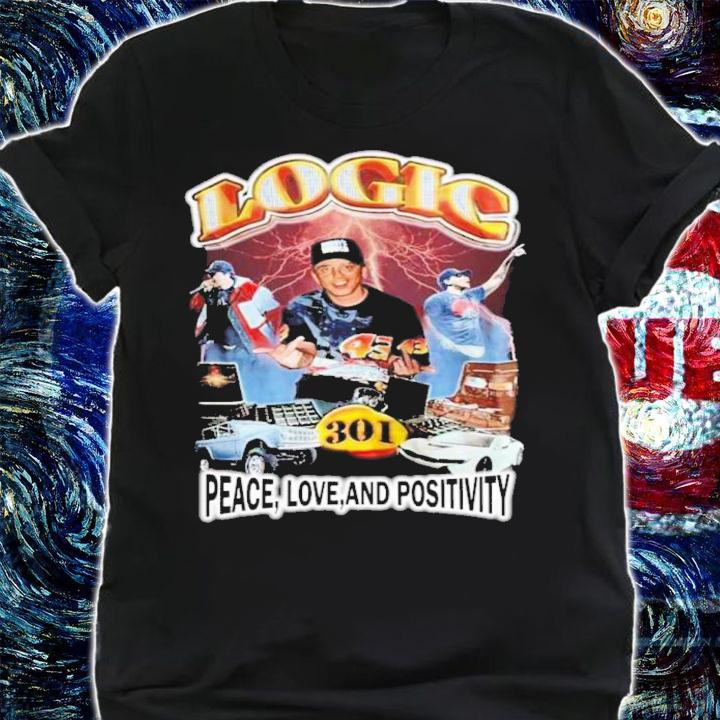 Vinyl Richie Logic Peace Love And Positivity Shirt t-shirt