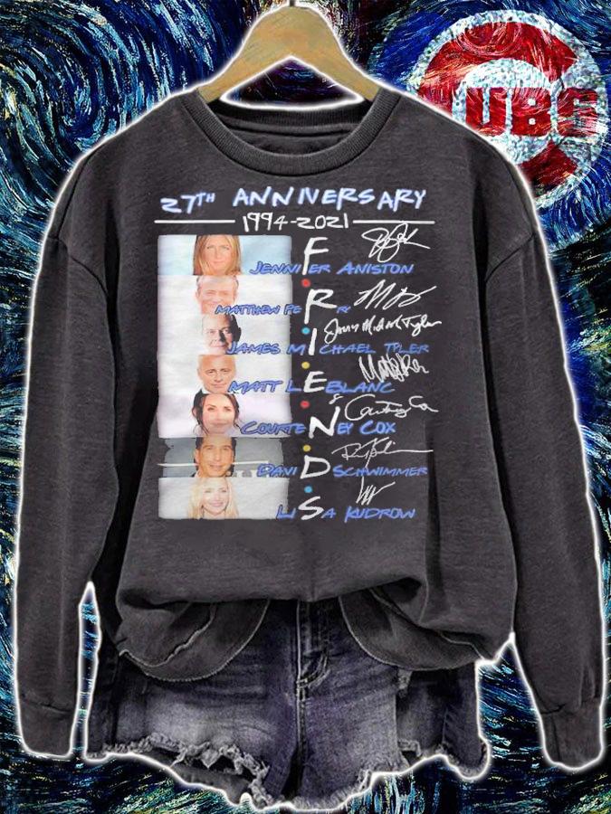 27th Anniversary 1994-2021 Friends Signatures T-Shirt t-shirt