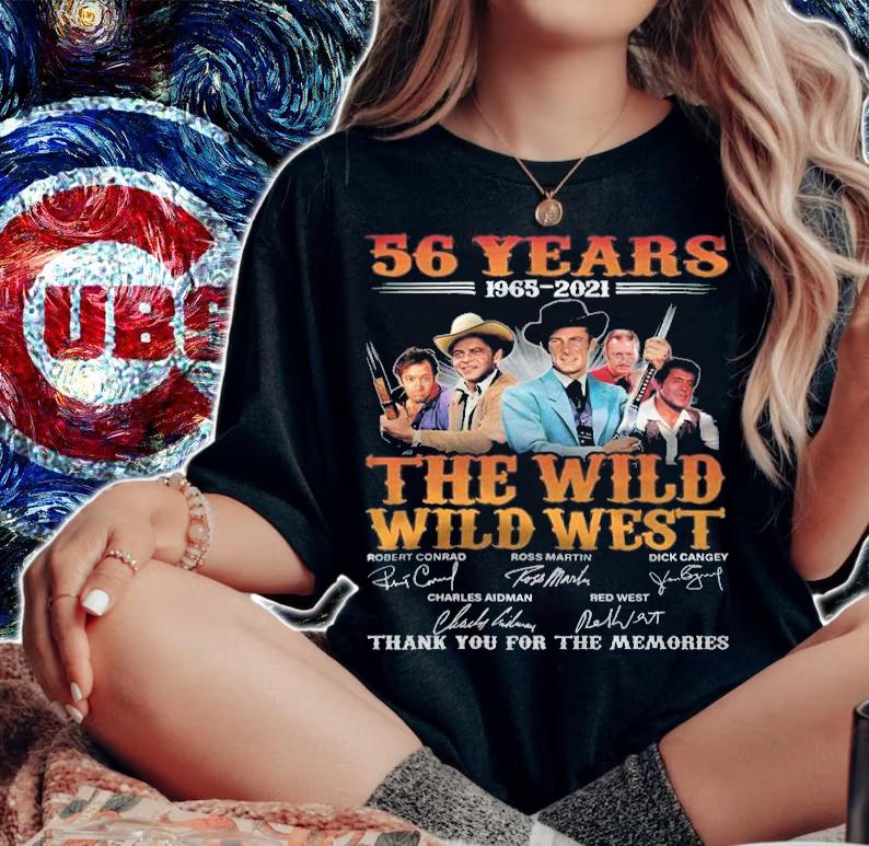 56 Years 1965-2021 The Wild Wild West Signatures Thank You For The Memories Shirt t-shirt woman shirt