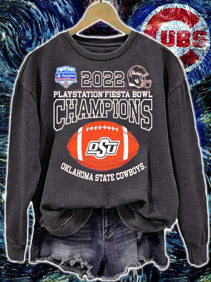 2022 Playstation Fiesta Bowl Champions Oklahoma State Cowboys Shirt t-shirt