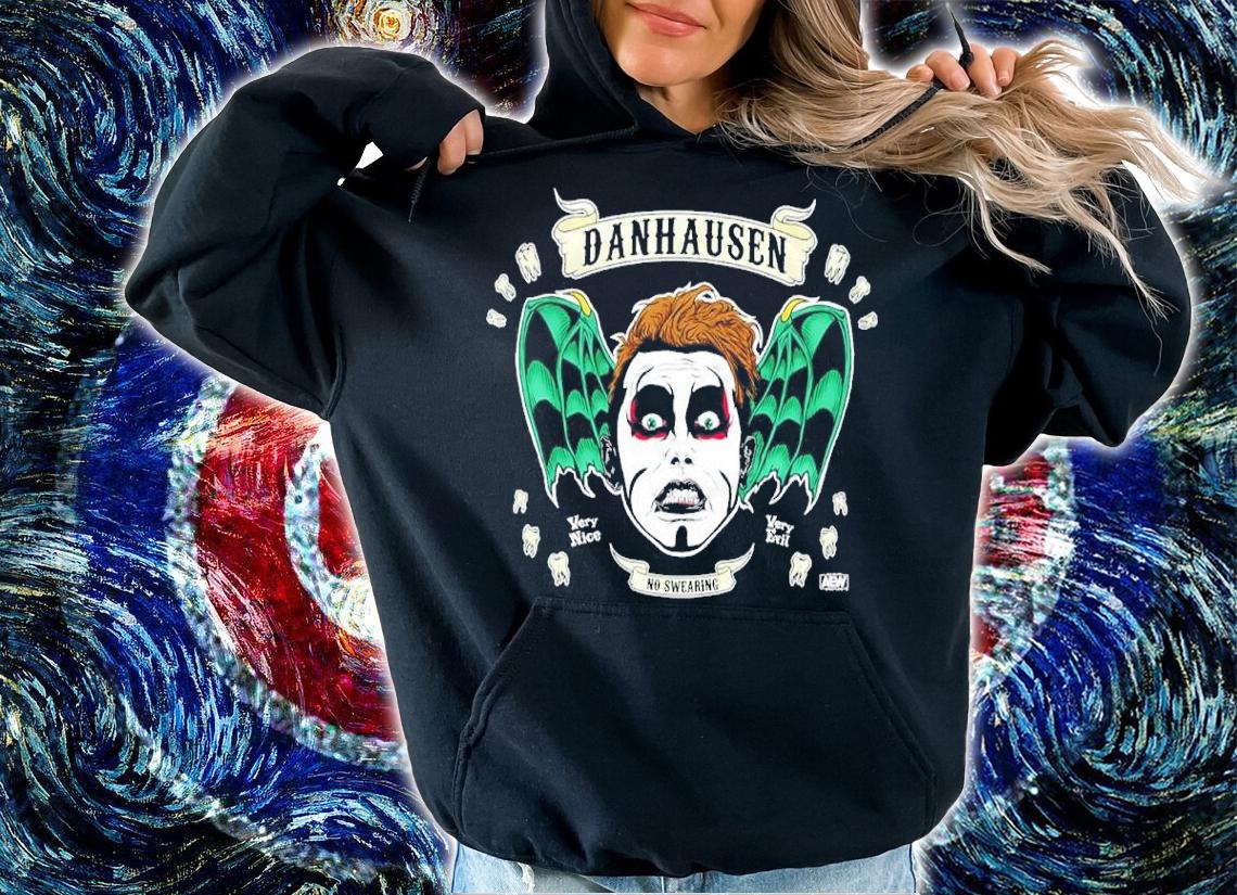 All Elite Wrestling Danhausen No Swearing Shirt t-shirt hoodie