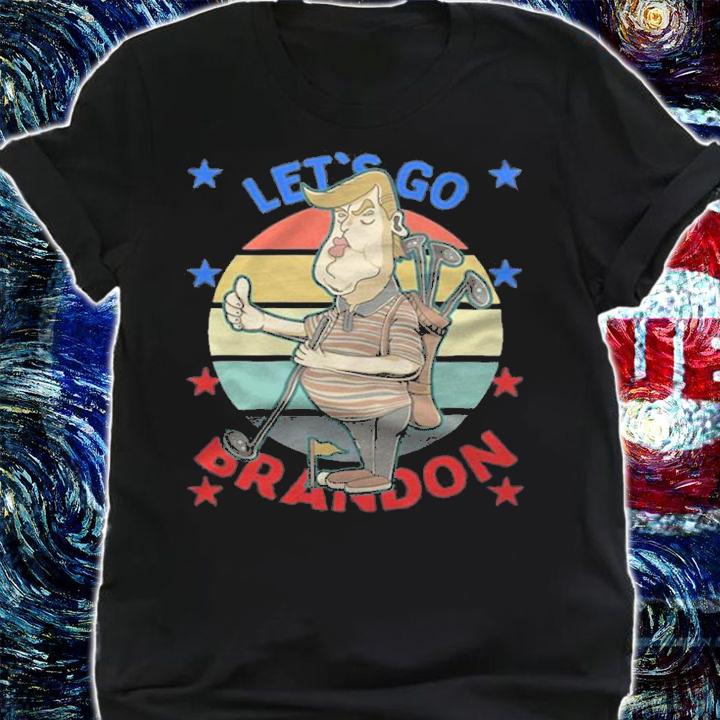 Anti President let's Go Brandon Pro Donald Trump Play Golf Funny T-Shirt t-shirt shirt