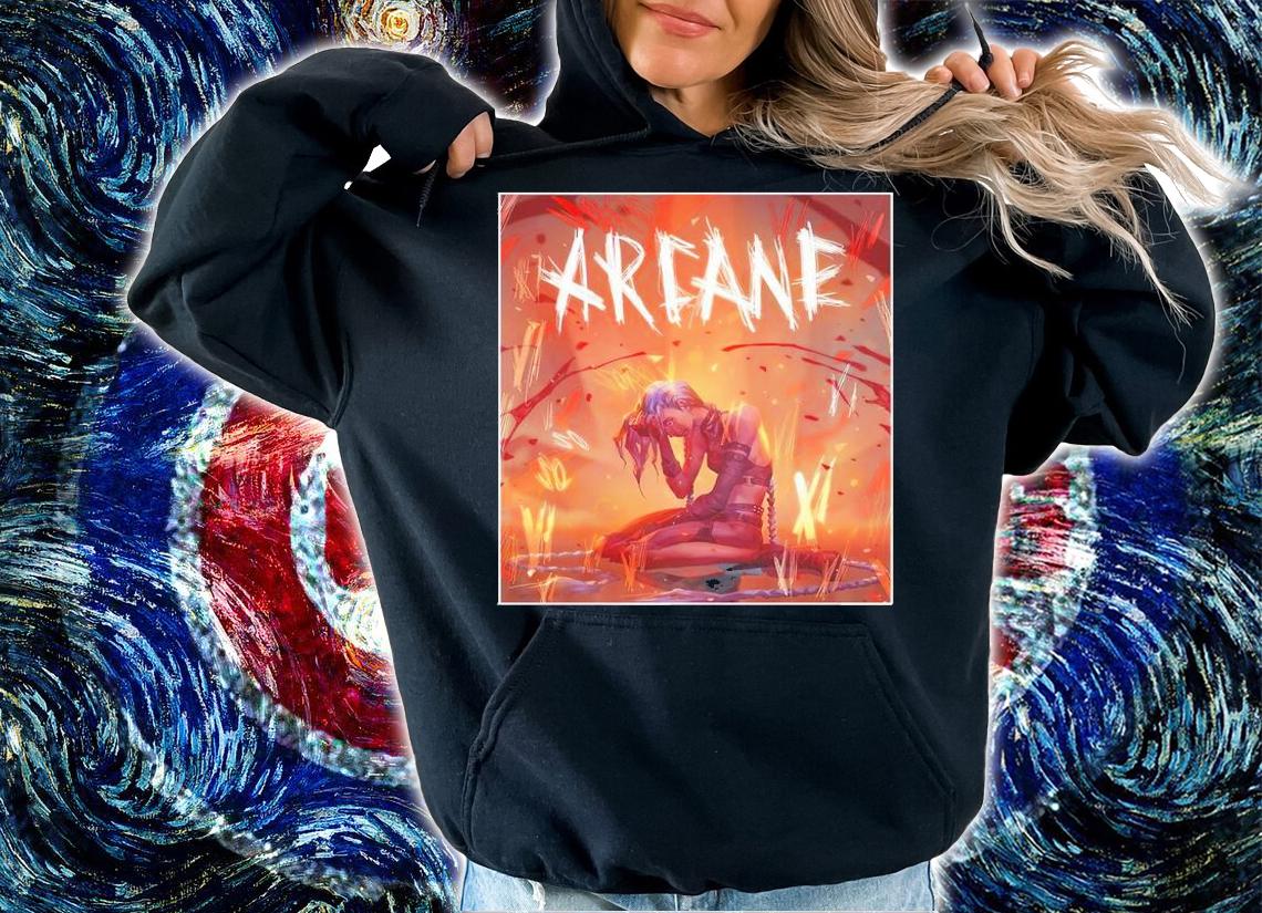 Arcane Jinx and Vi Sticker T-shirt t-shirt