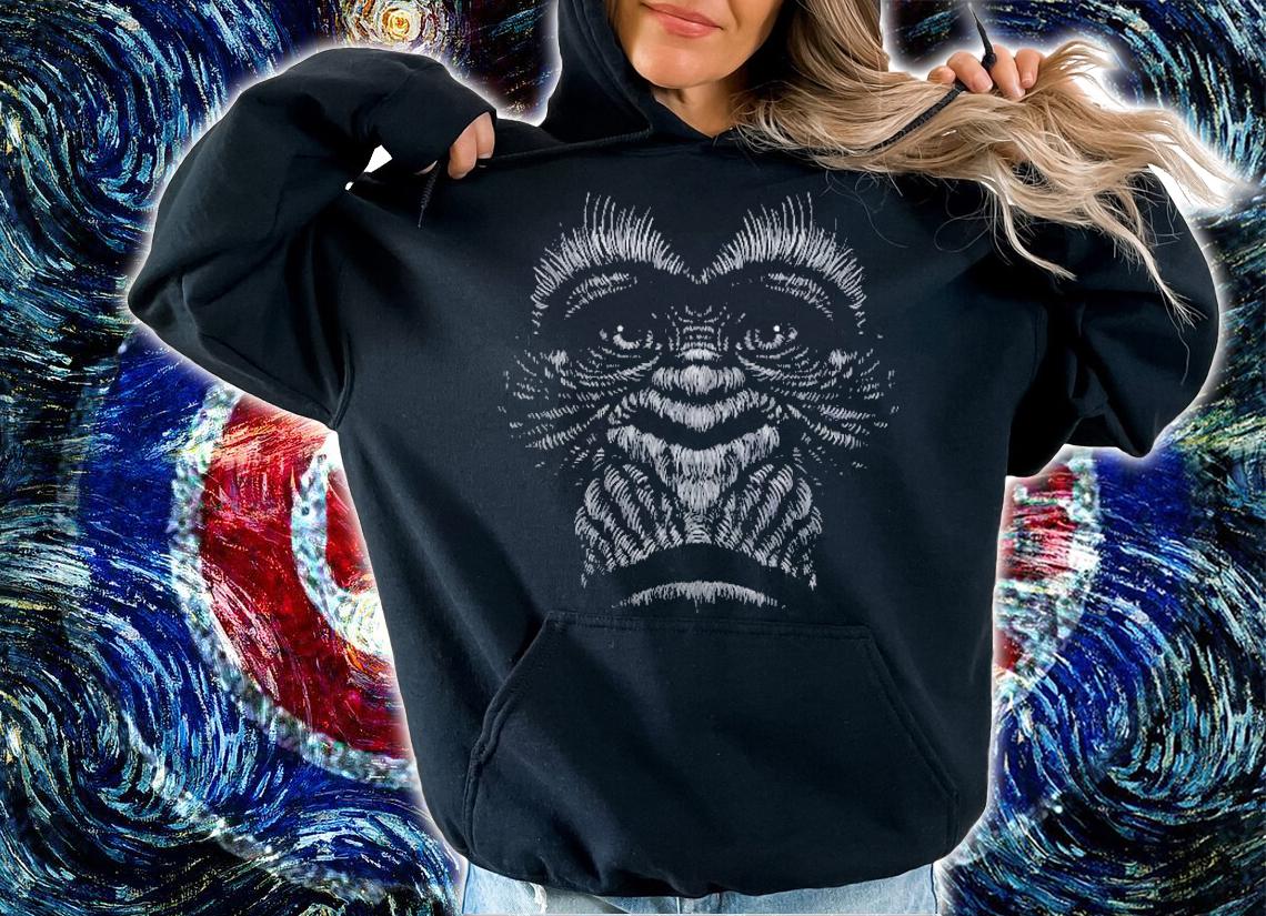 Artistic Hand Drawn Gorilla Face Gifts For Lovers Monkey T-shirt t-shirt