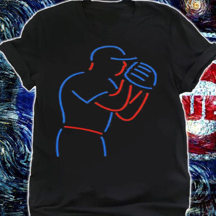 Athlete Logos Jacob Degrom Neon T-Shirt t-shirt