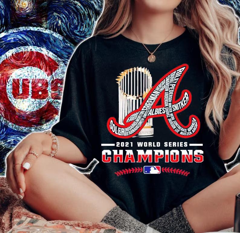Atlanta Braves 2021 World Series Champions T-Shirt t-shirt woman shirt