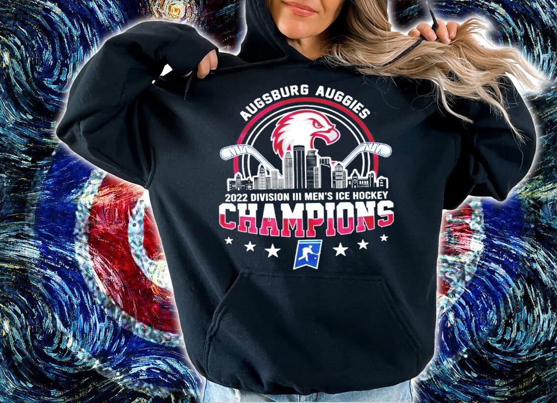 Augsburg Auggies NCAA Division III Men's Ice Hockey Champions 2022 Shirt t-shirt hoodie